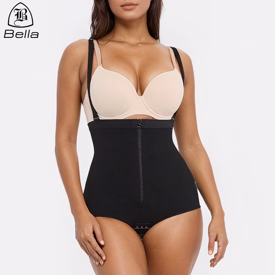 Bodysuit feminino com controle de barriga de cintura alta personalizado, modelador de bunda
