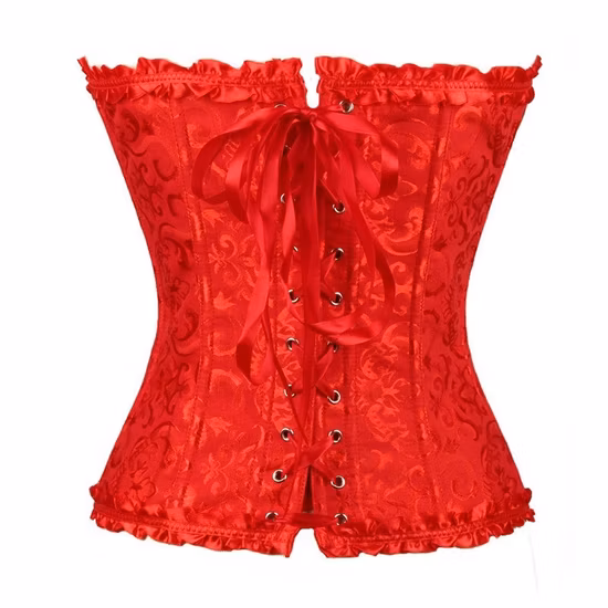 Mulheres sexy festa floral rendas até espartilho fino bustier tubo top esg16846