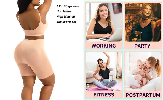 Sexy Sports Underwear Mulheres Sem Costura Cintura Alta Modelador de Corpo